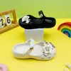 2026 Novo Verão Carta Camélia Princesa Infantil Ballet Tamancos EVA Outdoor Fechado na Ponta Chinelos de Praia