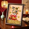 Adorno de Escritorio de Oficina Feng Shui Atractor de Fortuna, Regalo Cultural y Creativo de Negocios para Viajes a Templos, Decoración de Inauguración de Casa de Año Nuevo