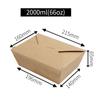 Caja de Almuerzo Desechable al por Mayor caja cuadrada para pollo frito caja para llevar caja de empaque para pulpo bolitas pequeñas caja de empaque de alimentos de papel Kraft