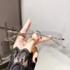 Gafas de Lectura Fotocromáticas Anti-Luz Azul, Estilo Sin Montura, Gafas Sin Graduación, Estilo para Transmisiones en Vivo de Tiktok, Gafas de Lectura Prehechas para Personas Mayores