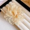 Horquilla de flor de dopamina, lote de un yuan, para niña coreana, con forma de corazón y pico de pato, accesorios para el cabello de verano para mujer