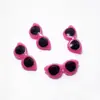 Boneca Confusa Óculos Pequenos DIY Acessórios de Pêndulo Combinando Armação de Óculos de Plástico Cor Animal de Desenho Animado Óculos de Sol