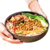 Fideos de Arroz Auténticos de Yunnan, Fideos de Arroz Secos Gruesos y Finos, Harina de Arroz Pura, Fideos de Arroz Instantáneos Jianshui de Menglai