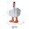 Enfeites de dedo médio de pato transfronteiriço Decoração de design de pátio doméstico Enfeites de pato engraçados Decoração criativa fofa para exterior