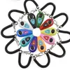 Nuevo Clicker de Entrenamiento para Mascotas de Doble Color, Clicker + Silbato Dos en Uno, Silbato de Entrenamiento para Perros, Clicker de Doble Color con Correa Larga para la Muñeca