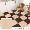 Alfombra Doméstica para Sala de Estar, Dormitorio, Casa de Alquiler, Dormitorio, Antideslizante, Impermeable, Lavable, Empalme Adhesivo, Baldosa de Piso Autoadhesiva DIY