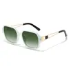 2026 Nuevas Gafas de Sol Cuadradas de Marco Grande Transfronterizas Moda Europea y Americana Sencillas PC+Metal Gafas de Sol de Exportación Venta al por Mayor