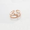 Anillo de mariposa dulce de moda coreana para mujer, plata 925, con personalidad y temperamento de celebridades de Internet, anillo abierto para estudiantes.