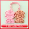 Molde de Biscoito Série Ambulância Kit de Primeiros Socorros Desenho Animado 3D Molde de Biscoito Maca DIY Biscoitos Impressos Simulados