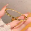 Venda Direta da Fábrica Pulseira Colmeia Céu Estrelado de Zircônia de Cobre, Pulseira de Luxo Leve para Mulheres, Pulseira Versátil da Moda, Design Popular Empilhável