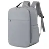 Nova Mochila de Negócios, Bolsa para Computador, Bolsa para Viagens de Curta Distância, Mochila Simples de Cor Sólida de Grande Capacidade, Pode Ser Personalizada com Logo