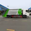 Caminhão compactador de lixo Dongfeng de 18 metros cúbicos com tanque de esgoto, estrutura totalmente fechada, projetado para a coleta e transporte de resíduos domésticos compactados