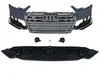 17-20 A4L modificado grande surround s4 para-choque dianteiro para-choque face dianteira grade grade central do para-choque dianteiro lip traseiro cauda