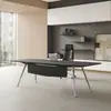 Escritorio para Jefe Escritorio Ejecutivo Moderno Simple Escritorio para Supervisor Escritorio Luz Lujo de Alta Gama Combinación de Mesa y Silla Muebles