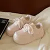 Zapatillas Blancas de Suela Gruesa para Mujer, Mocasines Rosas con Cordones Nuevos Otoño 2026, Zapatos Deportivos Casuales Versátiles para Estudiantes