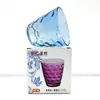 Nuevo Juego de Seis Vasos de Gota de Lluvia Coloridos Juego de Vasos de Cristal Regalo Promocional Venta al por Mayor Logo Impreso