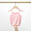Camiseta Interior de Verano Fina de Modal y Algodón para Niñas y Niños, Ropa Interior Básica para Bebés Chaleco al por Mayor