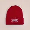 Nuevo gorro de punto con bordado de patrón hip-hop hip-hop para hombres y mujeres cálido personalidad callejero punk gorro pullover venta al por mayor