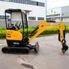Excavadora Compacta de Comercio Exterior Excavación de Huertos Siembra Microexcavadora Demolición Interior Mini Excavadora CE