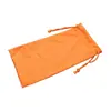 Nueva bolsa para gafas de fibra ultrafina transfronteriza, bolsa de almacenamiento invisible, estuche portátil para teléfono y gafas de sol, bolsa de tela antipresión, estuche para gafas