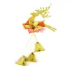 Decoración navideña Regalo de Navidad Colgante para árbol de Navidad Ciervo de alta gama Colgante de campana Suministros navideños 1