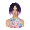 Mary baby extensión de cabello tejida a mano de 8 pulgadas extensión de cabello explosión cabeza extensión de cabello trenza sucia extensión de cabello Gancho a mano de comercio exterior extensión de cabello