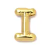 Europa y Estados Unidos venta caliente oro real 18k acero de titanio 26 letra colgante burbuja acero inoxidable joyería accesorios diy colgante de collar