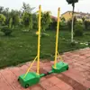 Postes de Bádminton Portátiles con Ruedas, Móviles, Peso Libre