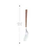 Cuchillo, Tenedor y Cuchara para Suministros de Hotel de Acero Inoxidable Vajilla Creativa Cuchara para Postre de Bistec Occidental Mango de Clip con Imitación de Madera Set Coreano
