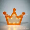 Corona de Madera Luz LED Luz de Noche Infantil de Madera Decoración de Regalo