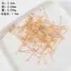 Alfileres de cabeza redonda de cobre puro que conservan el color Accesorios para joyería hecha a mano con cuentas Pulsera Collar Pendientes Pasadores Materiales fabricante