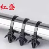 Hongsheng Hss Ataduras de Cables Tipo Tornillo de Bloqueo Automático Negro y Blanco Fabricante Ataduras de Cables de Plástico al por Mayor