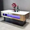 Juego de Sofá y Mesa de Café de Alta Gama para Salas de Fiesta, Salas Privadas, Bares, Cines, Clubes de Entretenimiento, Asientos en Booth en Forma de U y L