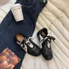 Sapatos Agan, tênis color block 2026, tênis de treino alemão marrom, novos sapatos estilo balé com aumento de 5 cm de altura, femininos marrons estilo retrô com aumento interno de altura