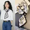 Bufanda Larga de Seda para Mujer 2026 Estilo Nuevo Bufanda para el Cuello con Tacto de Alta Gama, Bufanda Pequeña de Alta Gama Moderna y Elegante para Combinar con Camisas