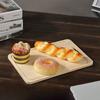 Tabla de Cortar de Madera para Cocina Japonesa Transfronteriza para Hogar con Asa Interior Tabla de Cortar con Fregadero Tabla de Cortar de Bambú Tabla de Cortar para Verduras Frutas