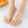 Calcetines de verano nuevos de tacón alto para mujer, sandalias informales con cojín de esponja, calcetines para mujer, absorbentes de sudor, transpirables, calcetines invisibles de media palma.