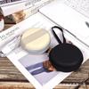 Estuche de Moda al por Mayor de Fábrica Nuevo Bolso Plegable para Gafas de Sol Portátil Cremallera para Joyería Estuche Redondo Plegable para Gafas