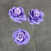 Flores Artificiales Rosas de 3 Cabezas Diseño de Escena de Boda Decoración del Hogar Flores de Seda Hechas a Mano Adornos de Flores Artificiales Transfronterizos Venta al por Mayor