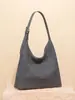 Bolso de Mano de Alto Nivel con Bloques de Color Mate para Mujer 2026 Nueva Moda Casual Bolso de Hombro de Gamuza de Nicho