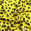Tela Patchwork de Lona Fina de Poliéster-Algodón o Todo Poliéster con Estampado Floral Pequeño Amarillo para Bolsas y Cojines 1Yc35491