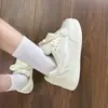 Nuevas Zapatillas Blancas de Suela Gruesa para Mujer Primavera 2026, Mocasines Originales de Estilo Hong Kong de Moda, Zapatos Deportivos Casuales Versátiles