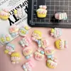 Acessórios de unha em miniatura de desenho animado de animais, presilhas de cabelo, brincos, acessórios de árvore para dedos DIY feitos à mão, tamancos, transfronteiriço