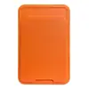 Accesorios Transfronterizos en Stock, Soporte para Tarjetas de Funda de Teléfono Móvil DIY, Pegatina Trasera de Estilo Simple con Ranura Soporte para Tarjetas de Imitación de Cuero Venta al por Mayor