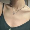 Collar de Estrella Creativo Simple para Mujer Diseño Nicho Cadena Clavícula Moda Combinable Dulce Cool Spice Girl Collar Nuevos Accesorios