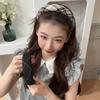 Japonês e coreano ins simples grande marca de aumento de altura crânio top de alta qualidade faixa de cabelo banda externa lavagem facial headband acessórios de cabelo para mulheres novo