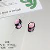 Colgante de aleación con cuentas de Barbie, color rosa negro y dulce, hecho a mano, para hacer collar y pulsera.