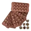 Molde de Silicona para 12 Galletas Waffle Rectangular Cuadros Bloque de Chocolate Molde de Inserción Decorativo para Pastel