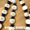 Serie de Dulces Navideños Cristalería Hecha a Mano Comercio Exterior Ins Lindo Árbol de Navidad con Cuentas DIY Collar Hombre de Jengibre Hecho a Mano