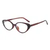Gafas de Miopía Negras con Montura Cat-Eye para Mujer, Gafas Lisas de Alta Gama para Rostros Cuadrados y Redondos, Se Pueden Equipar con Lentes Graduadas que Cambian de Color